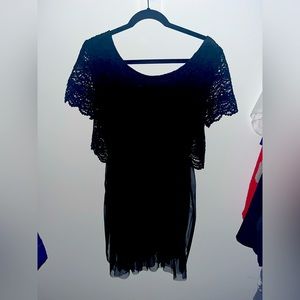 ASOS Dress- Crochet Top-Tulle Bottom